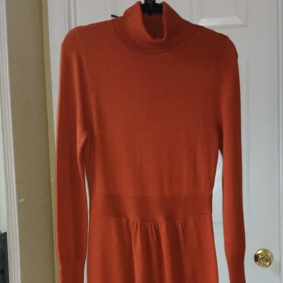Spring + Mercer knit turtleneck pullover sweater dress. Size M - Picture 1 of 13